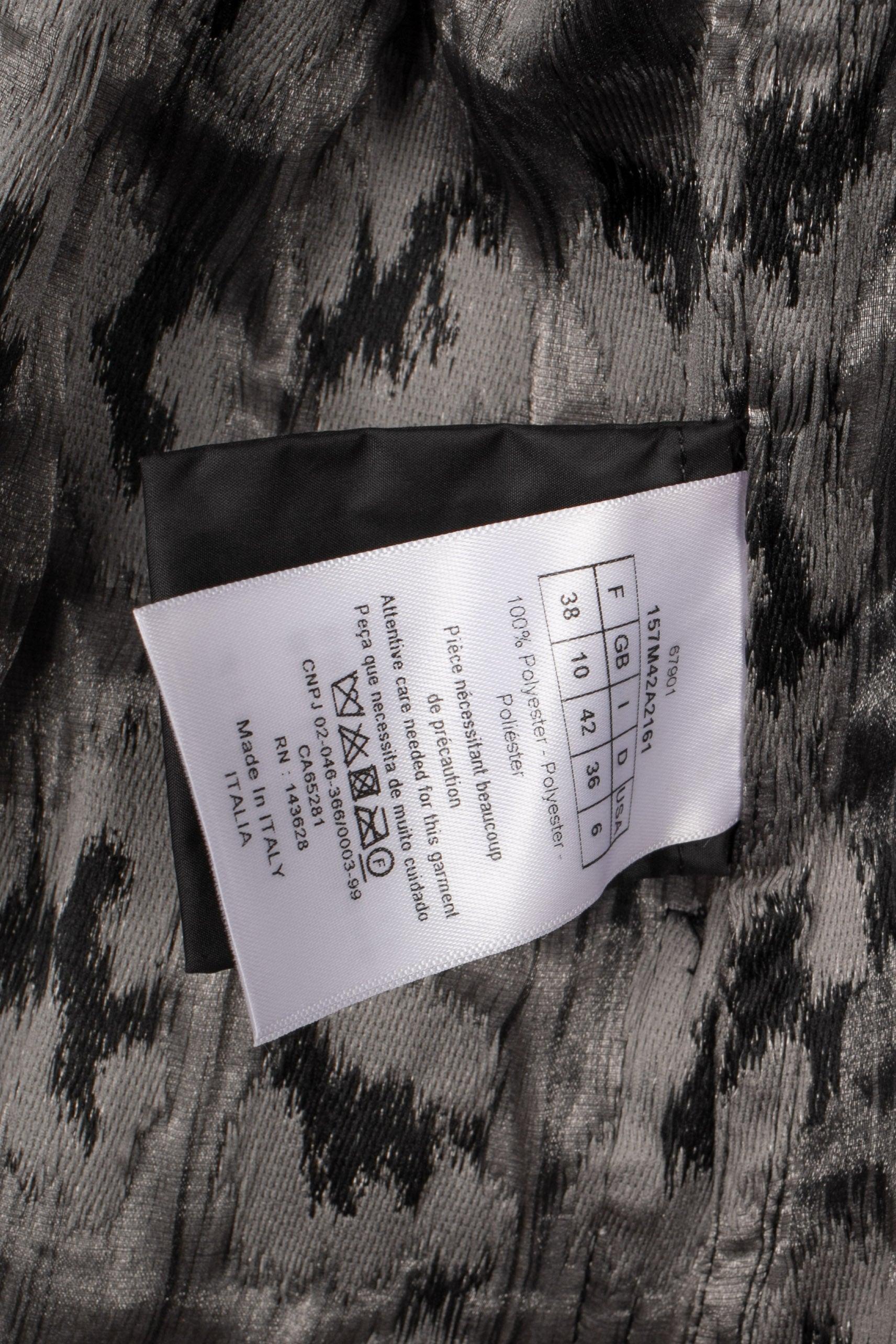 Christian Dior Animal-print Trenchcoat For Sale 7