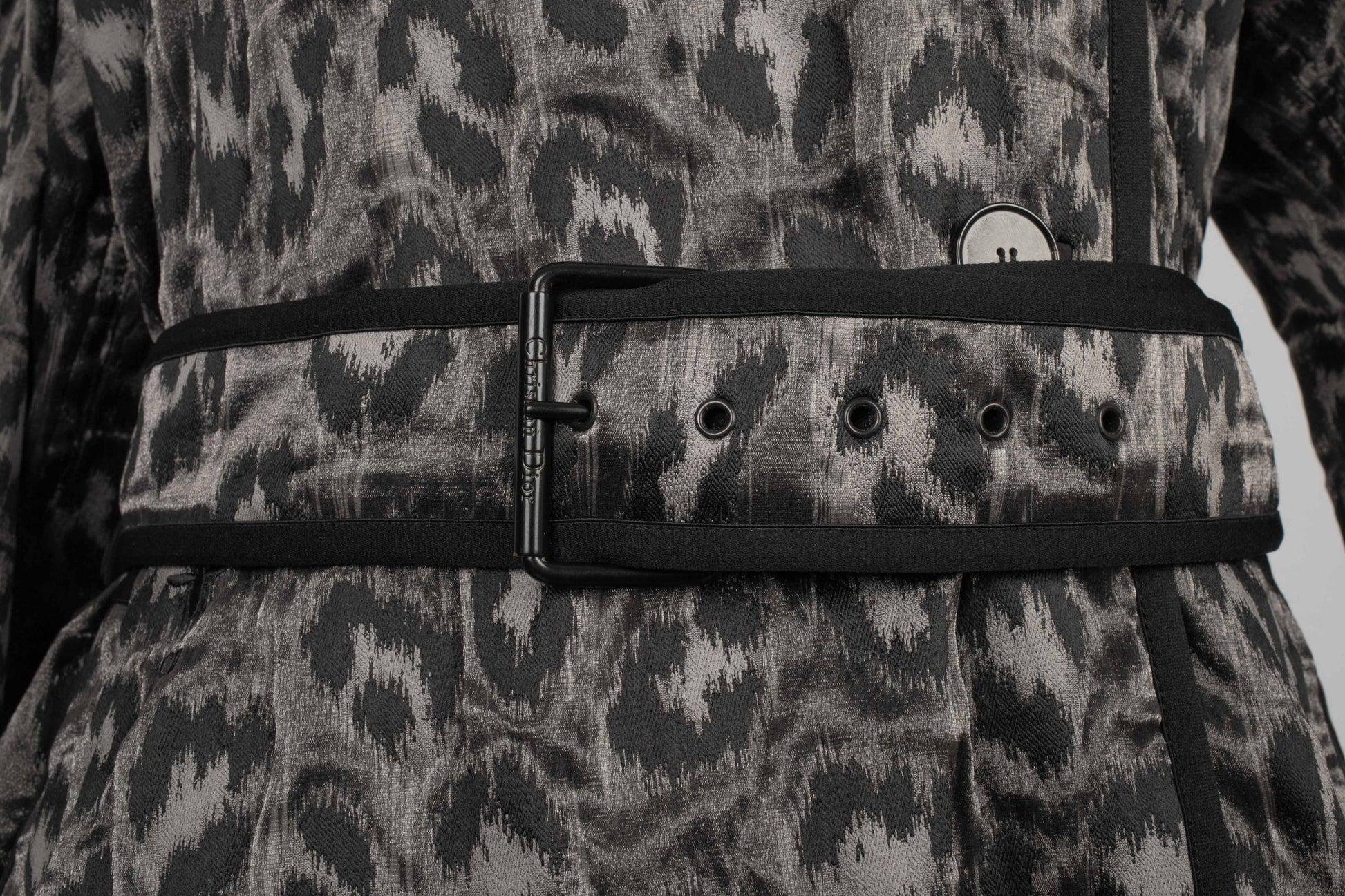 Christian Dior Animal-print Trenchcoat For Sale 3
