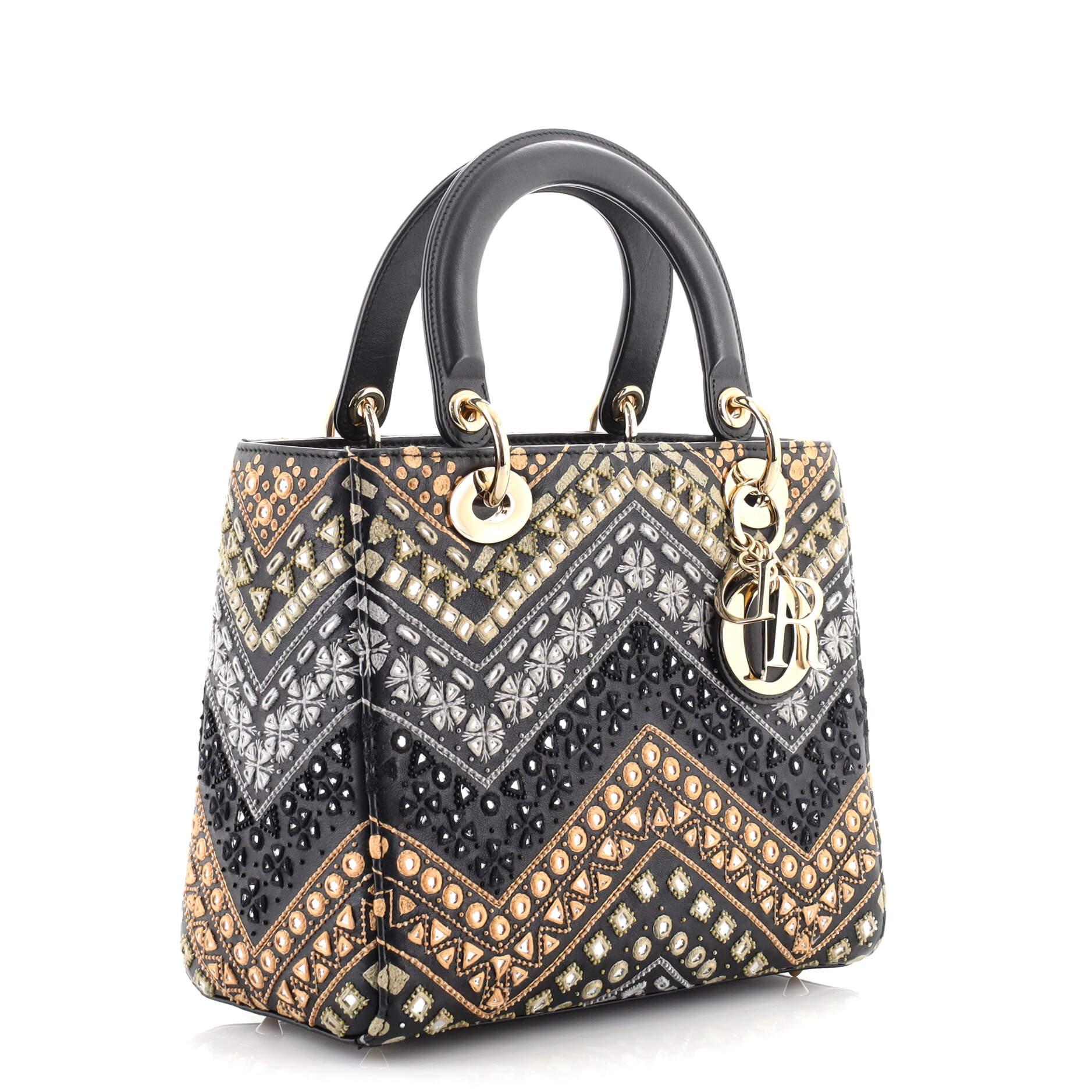 Lady dior beaded bag hotsell