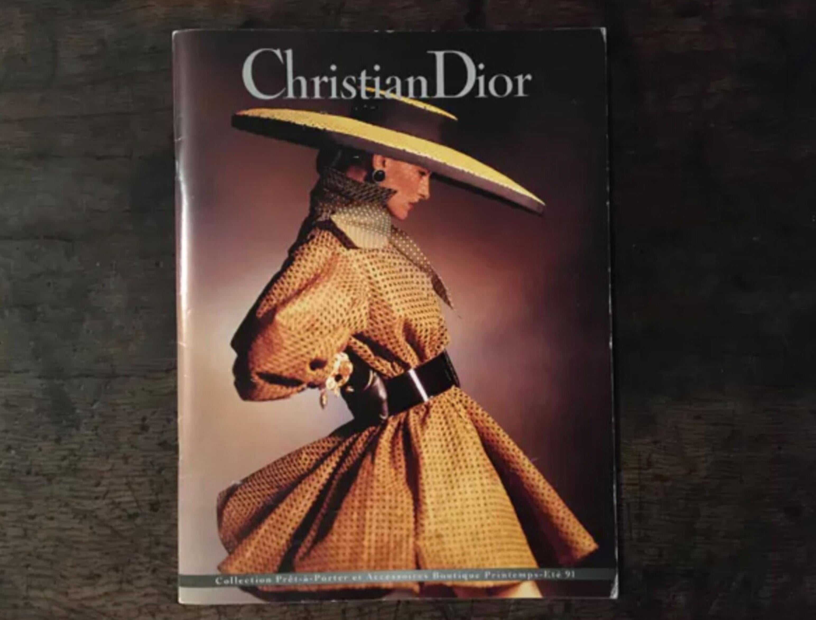 CHRISTIAN DIOR Archival SS 1991 - Spectaculaire robe manteau swing overcoat  en vente 1