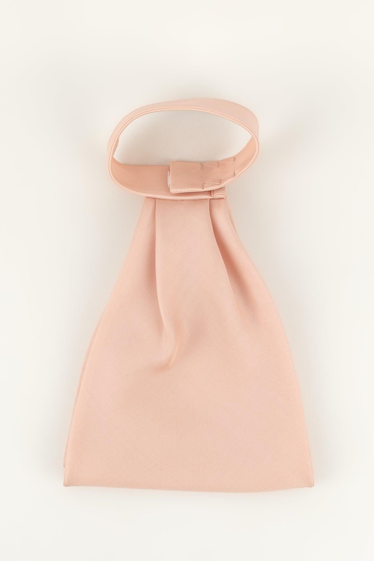 Orange Christian Dior Ascot Tie in Silk  For Sale