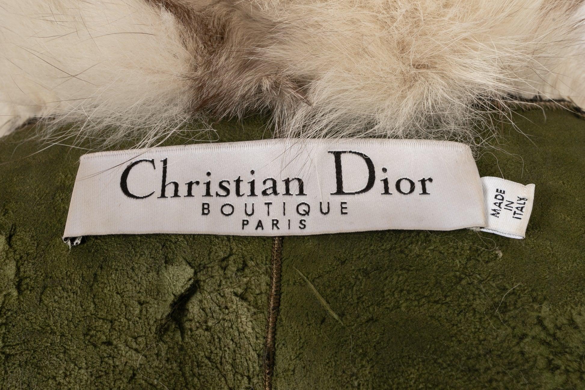 Christian Dior Astrakhan and Fox Patchwork Fur Coat Winter, 2006 For Sale 5
