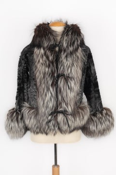 Christian Dior Astrakhan Jacket with fox fur, 2008