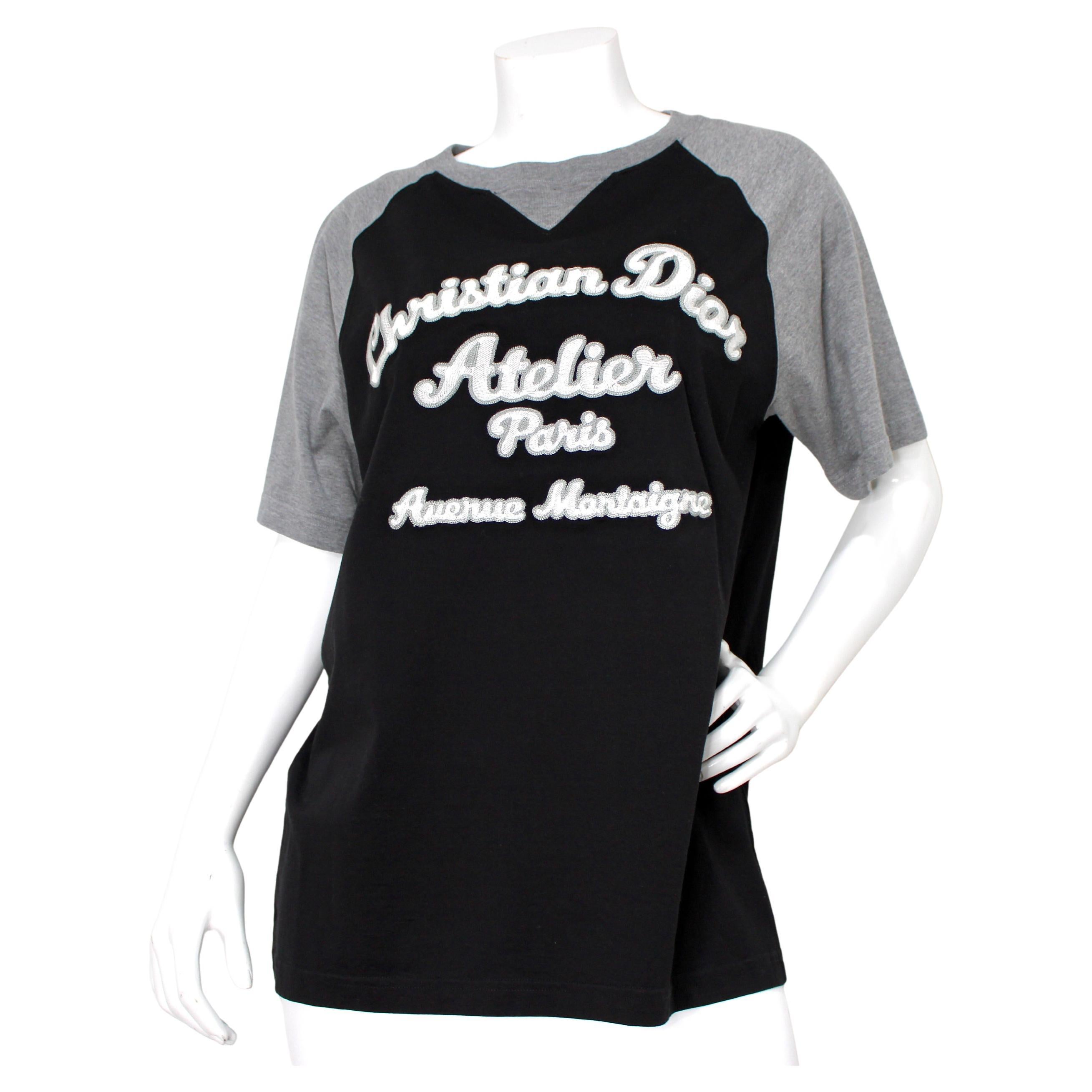 Maglietta in cotone Christian Dior Atelier Paris Avenue Montaigne