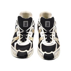 Christian Dior B24 Runtek Uomo Sneakers Nero Bianco US 13 EU 46 - Preowned