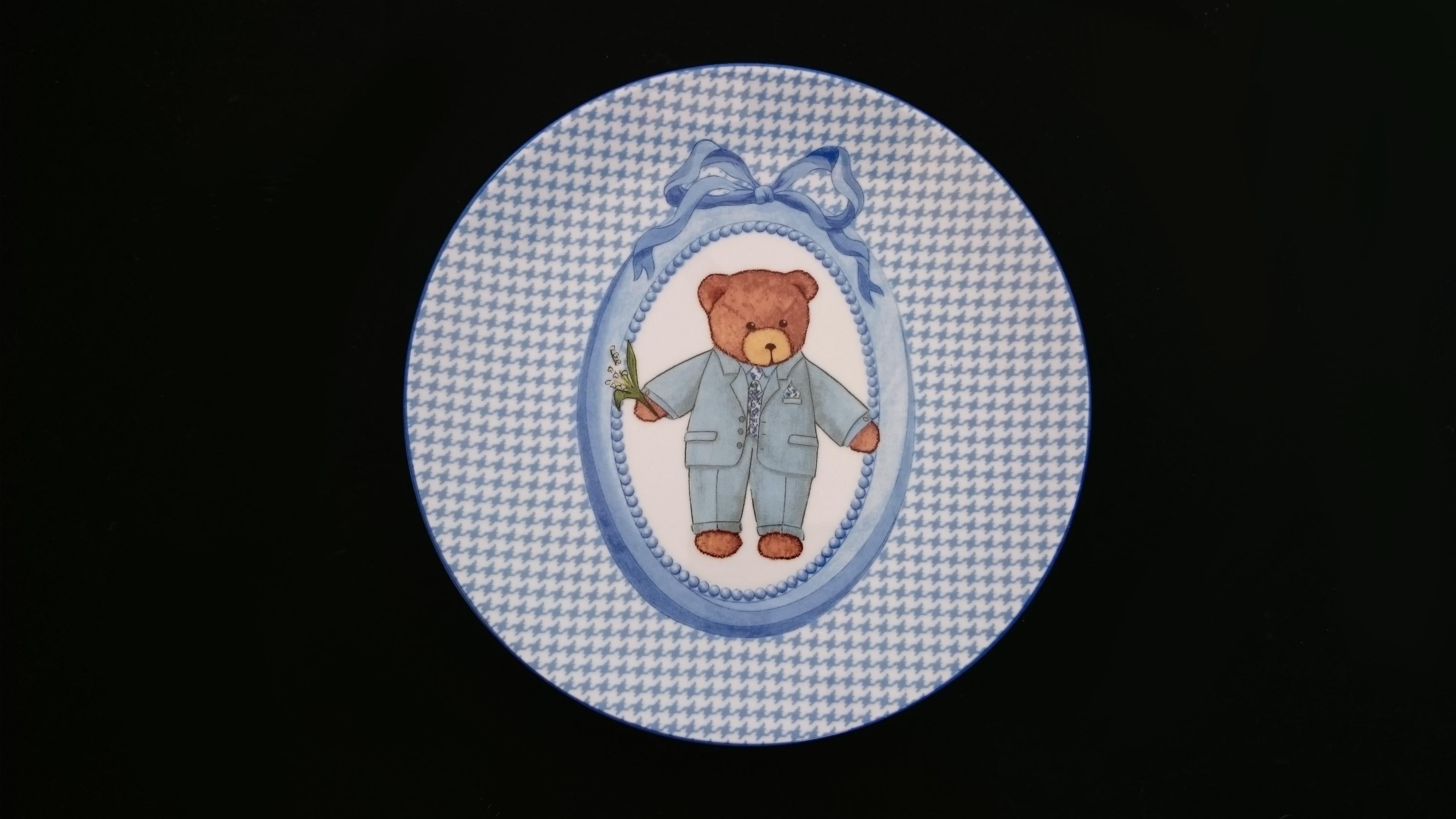  Service « Diory Bear » de Christian Dior (Baby Dior) (4 pièces) Unisexe 
