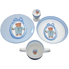 Christian Dior (Baby Dior) "Diory Bear" Service (4 pieces set)