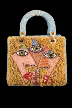 Christian Dior bag 'Lady Dior Art Project' 2022 by Brian Calvin
