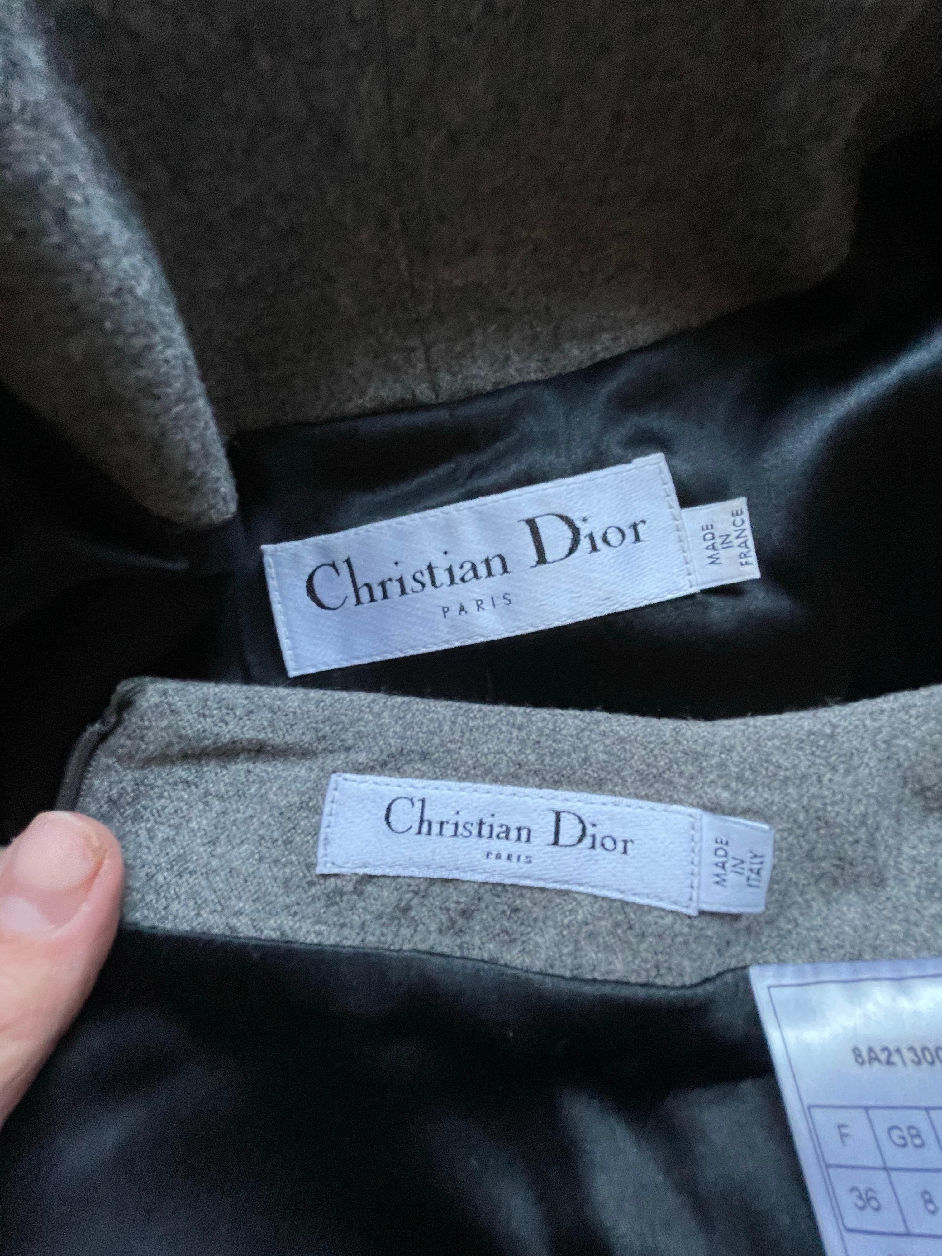CHRISTIAN DIOR BAR Veste et jupe. en vente 8