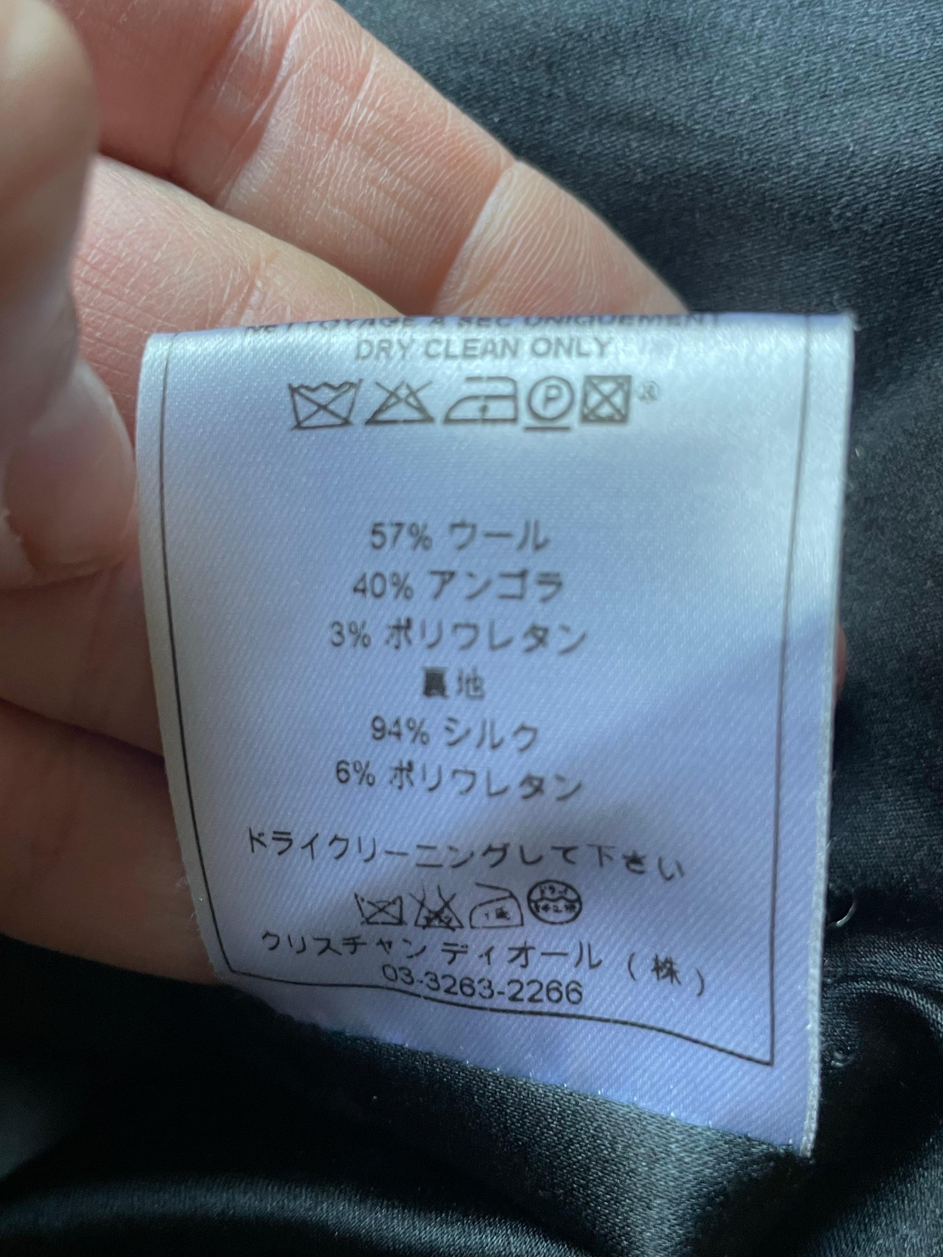 CHRISTIAN DIOR BAR Veste et jupe. en vente 9