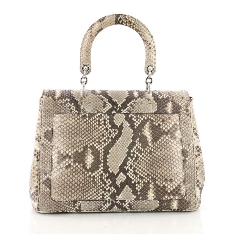 Christian Dior Be Dior Bag Python Medium In Good Condition In NY, NY