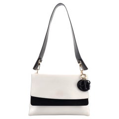 Christian Dior Be Dior - Sac à double rabat en cuir moyen
