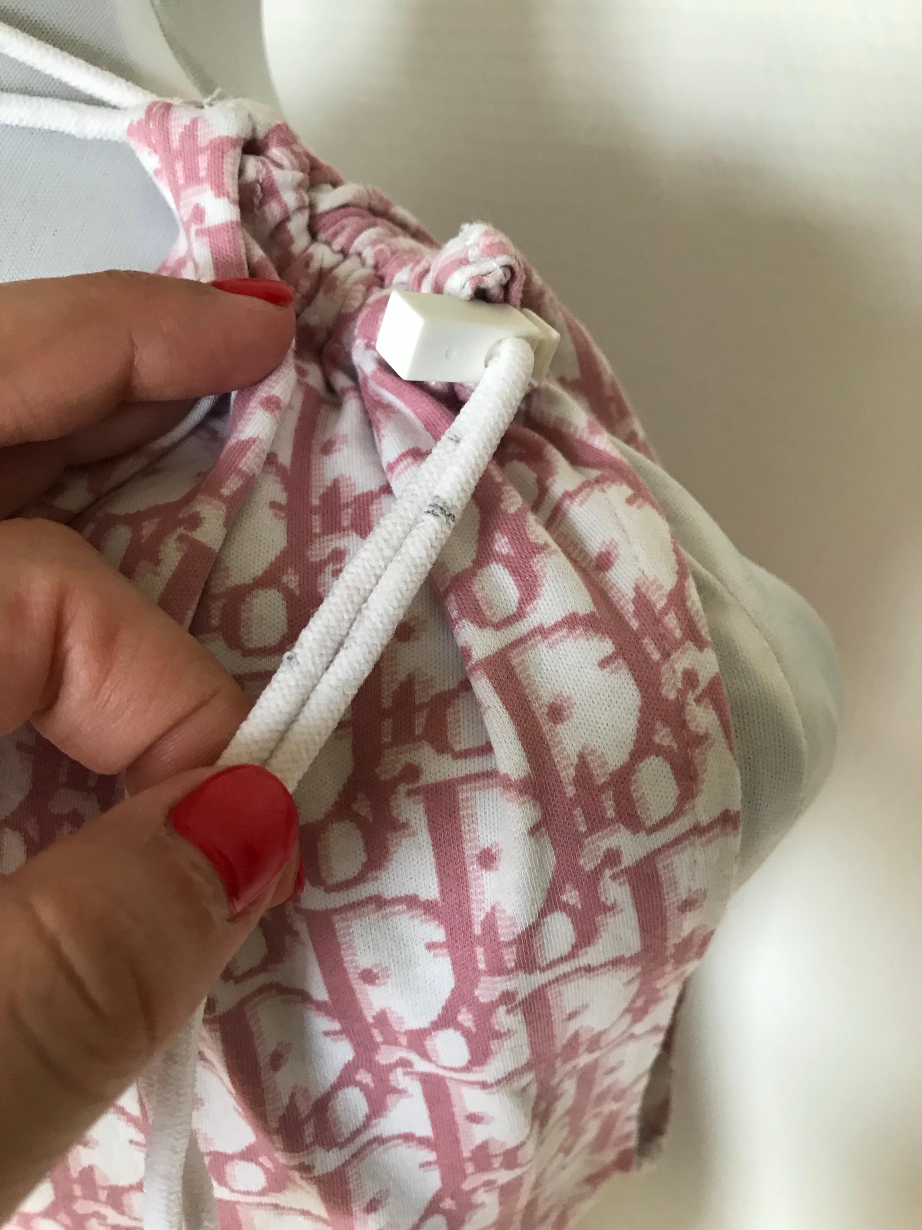 CHRISTIAN DIOR Belle robe oblique avec monogramme en vente 1