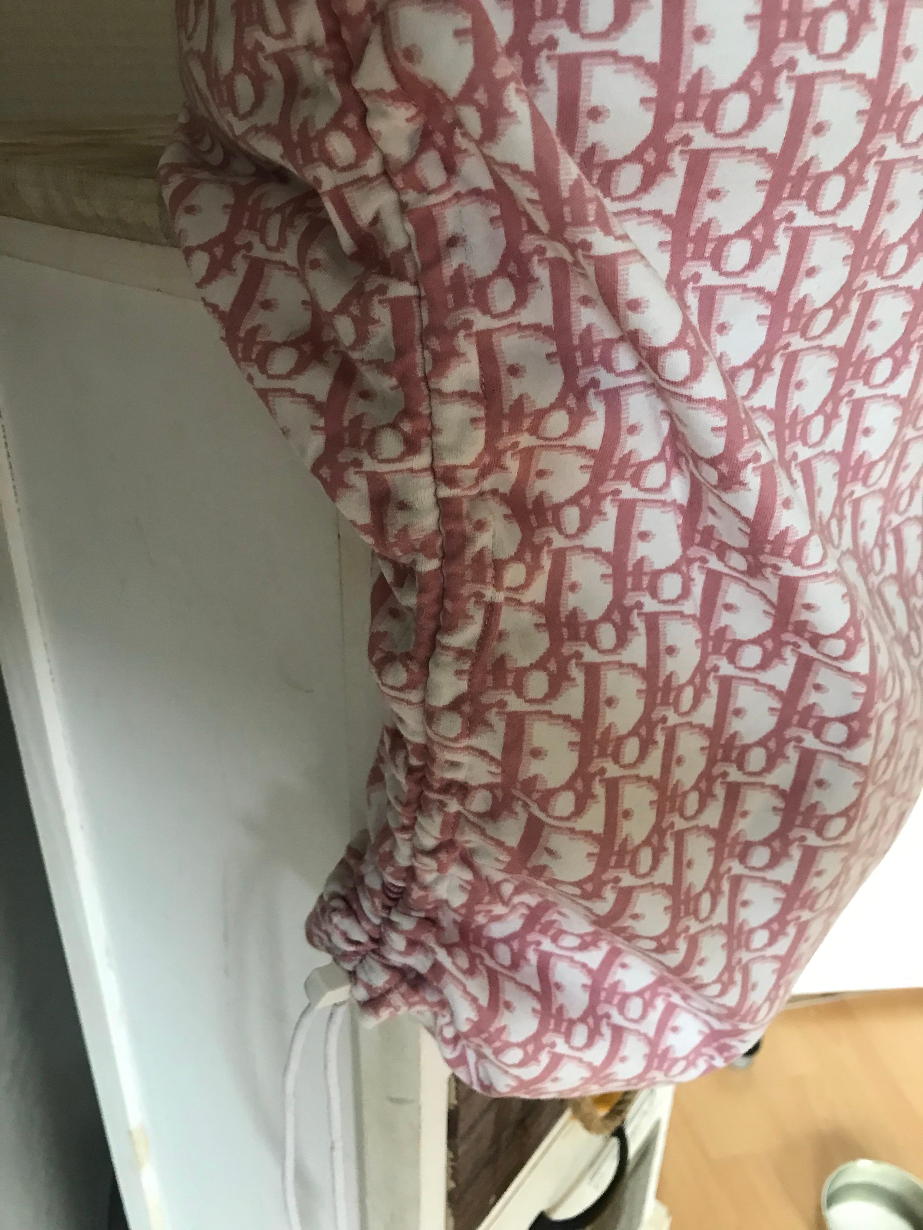 CHRISTIAN DIOR Belle robe oblique avec monogramme en vente 2