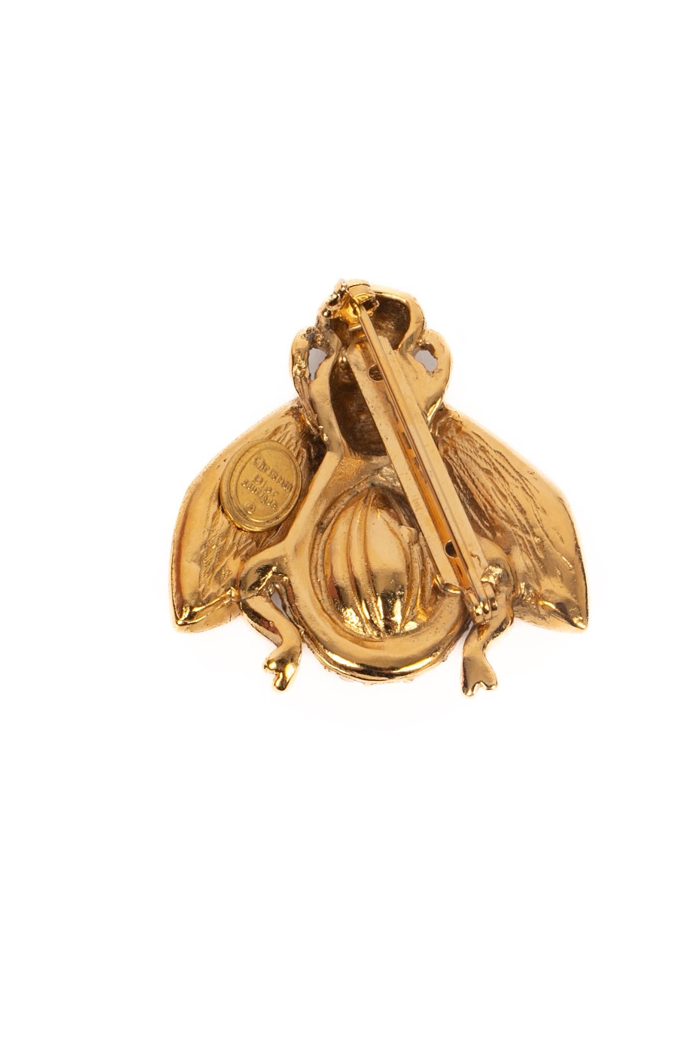 Christian Dior bee brooch at 1stDibs