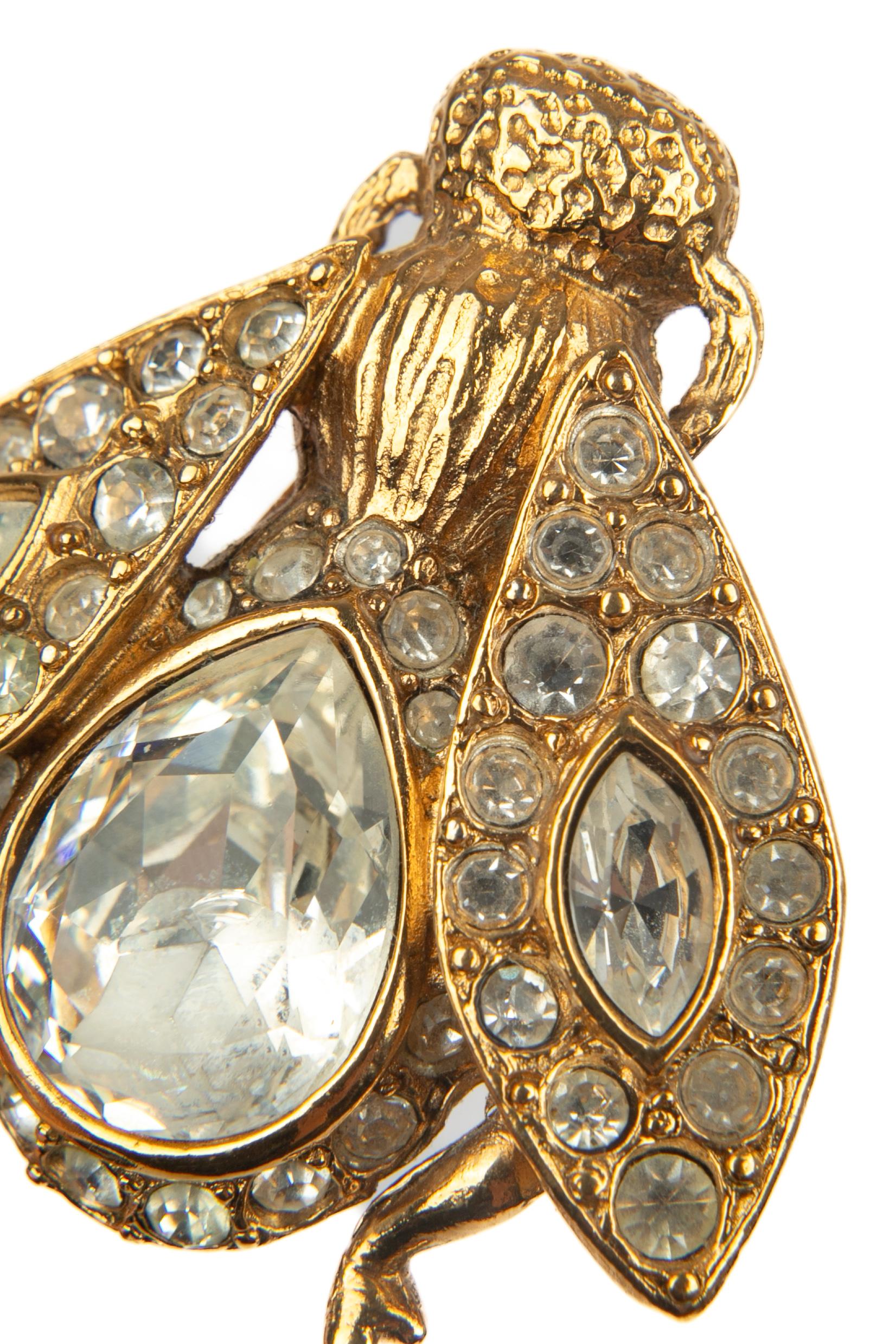 Christian Dior bee brooch at 1stDibs