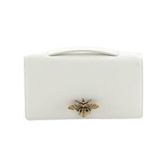 Christian Dior Bee Clutch Leather