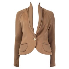 Christian Dior - Giacca SHAWL COLLAR BLAZER beige cammello 40 M