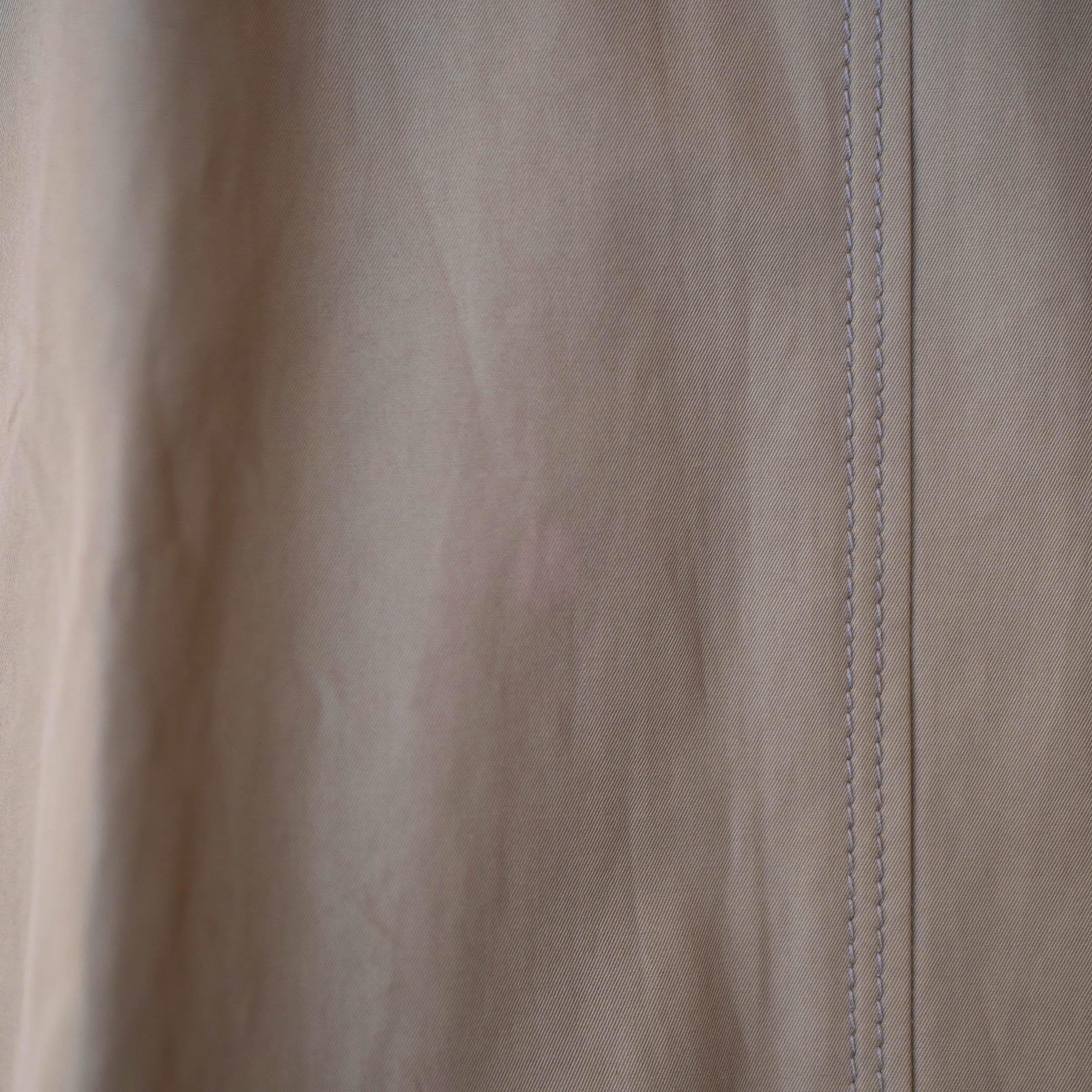 CHRISTIAN DIOR cotone beige 30 MONTAIGNE GABERDINE TRENCH Cappotto Giacca 38 S in vendita 4