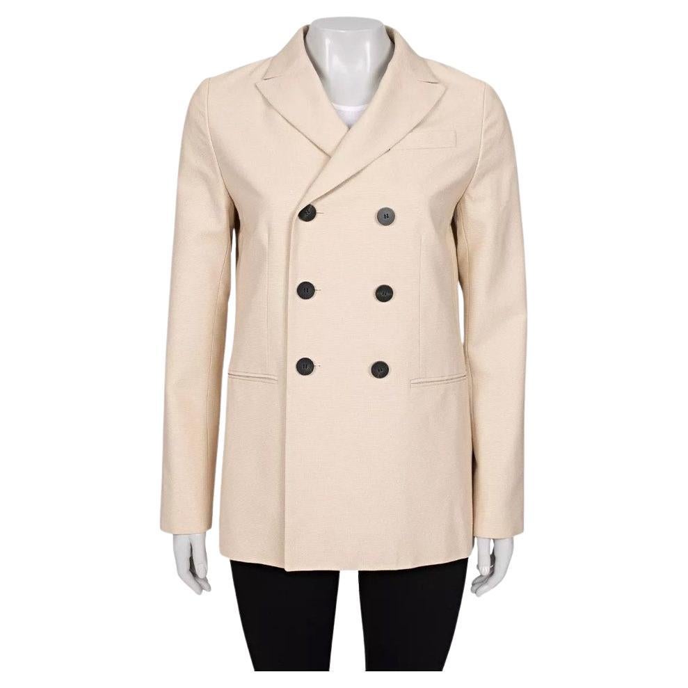 Christian Dior Beige Double-Breasted Jacket Size 36/S