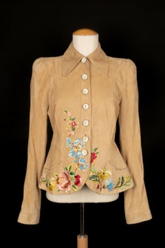 Christian Dior Beige Goat Leather Jacket, 2005