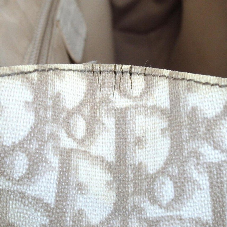 Authentic Christian Dior Trotter Monogram Romantic Bag Ribbon