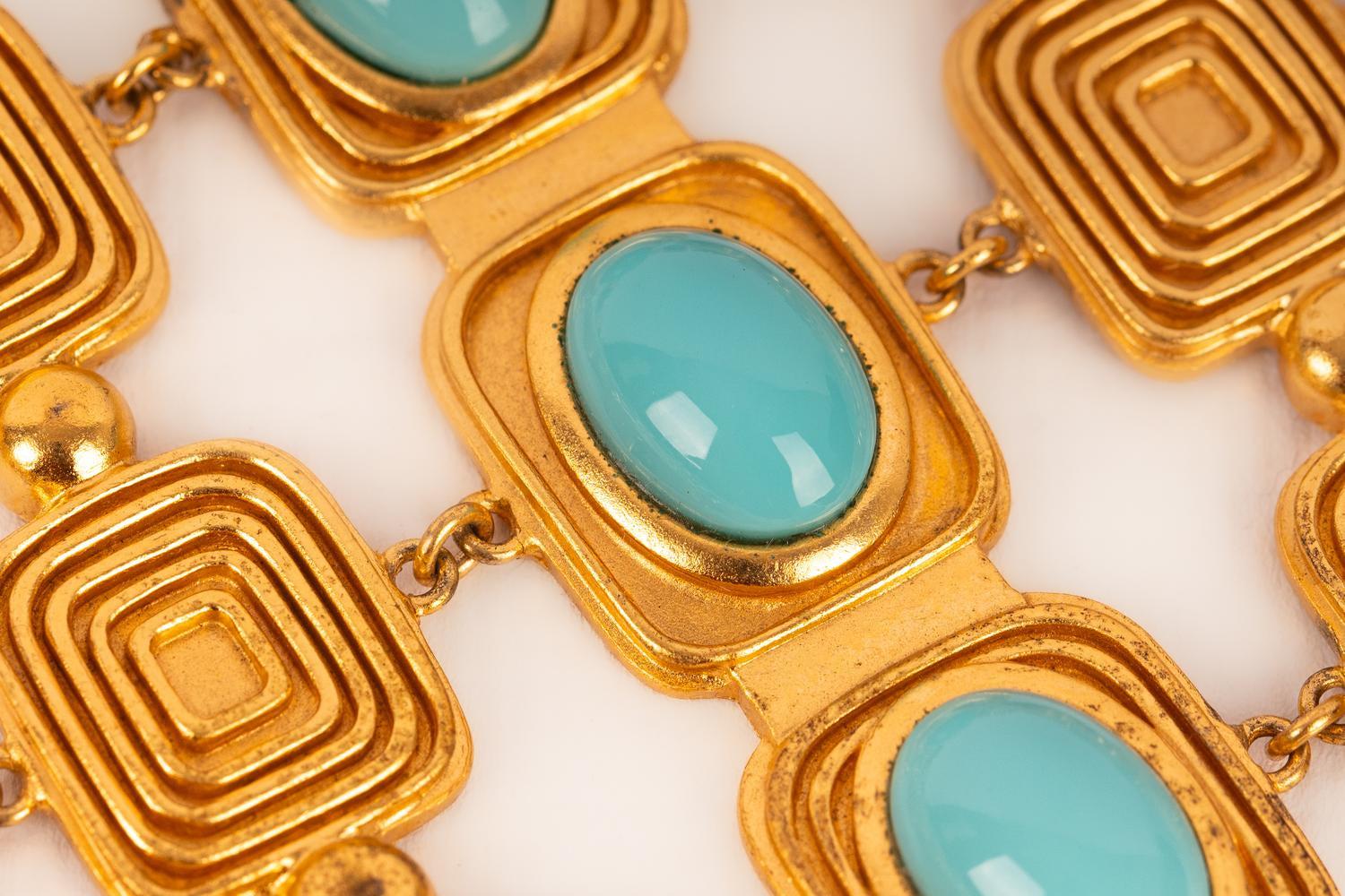 Christian Dior Belt with Blue Glass Paste, circa 1995/2005 1