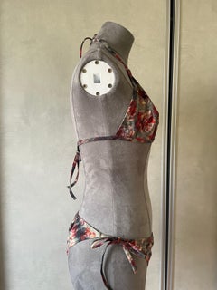 Christian Dior Women's Embroidered Bee Bikini, Size L, Italy