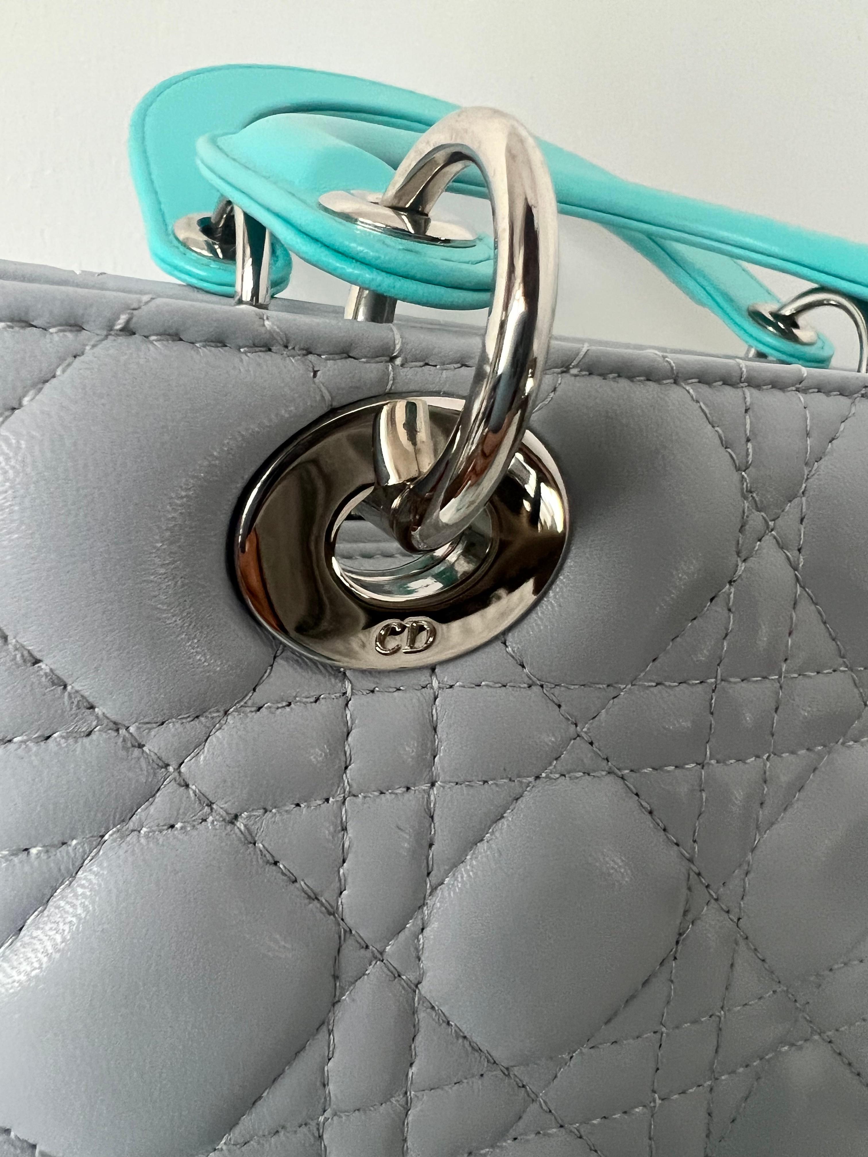 Christian Dior Bio-Farbe-Farbe  Lady Dior Tasche 2
