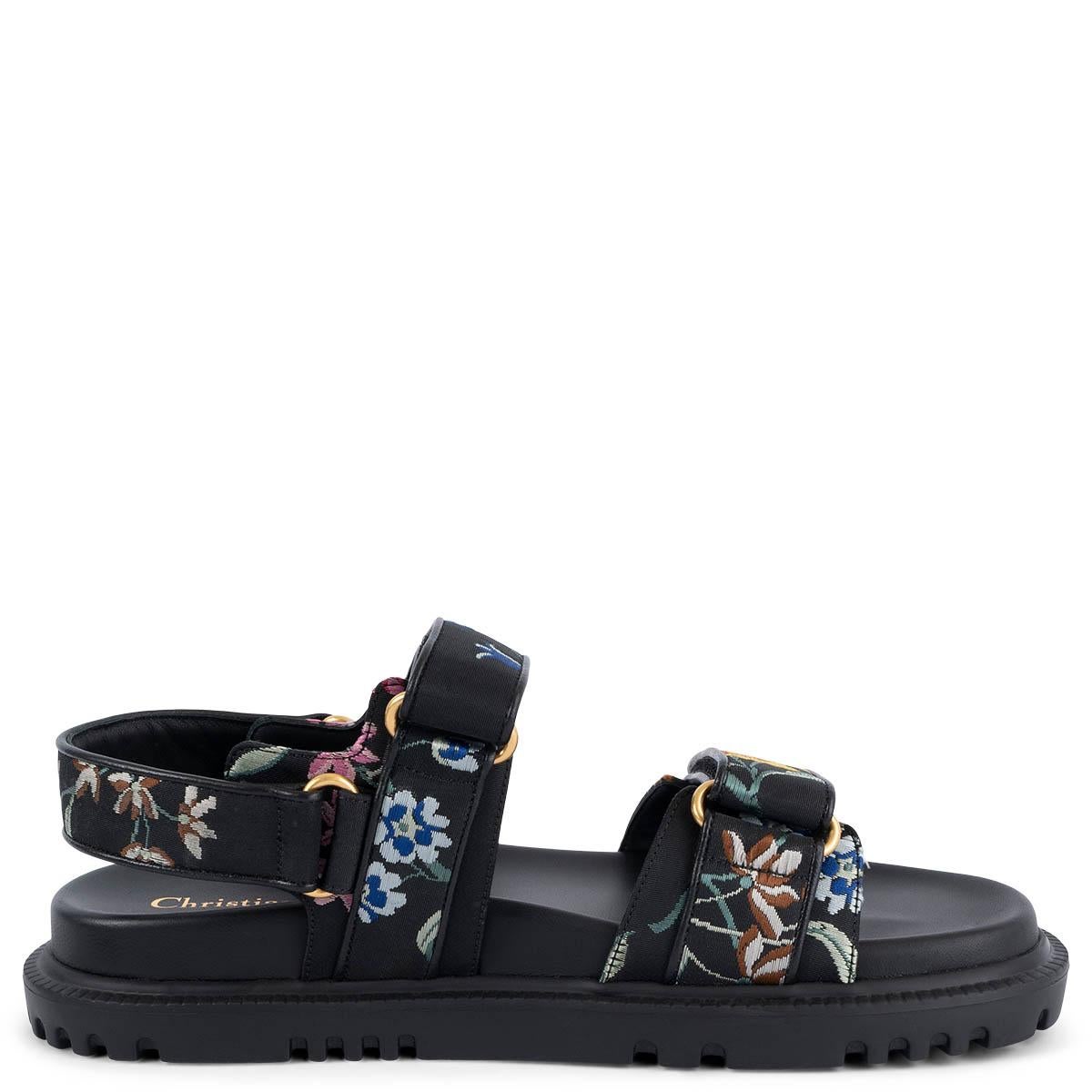 dior floral sandals