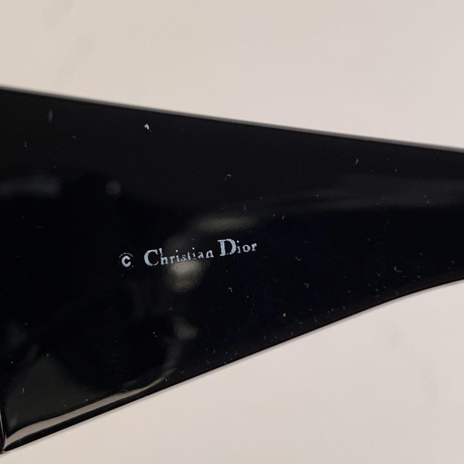 Occhiali da sole Christian Dior in acetato nero Overshine 1 Shield 110 mm In condizioni buone a Rome, Rome