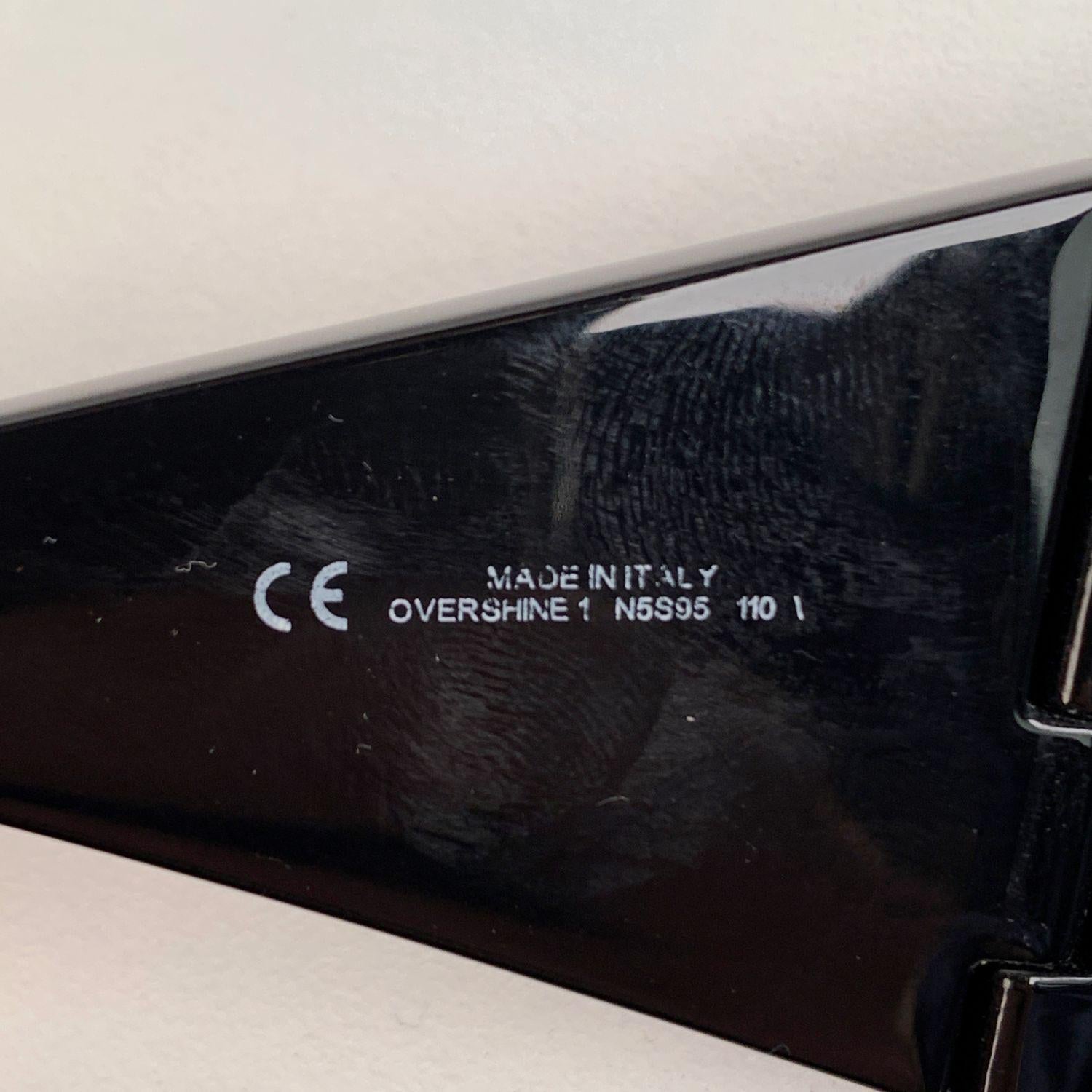 Donna Occhiali da sole Christian Dior in acetato nero Overshine 1 Shield 110 mm