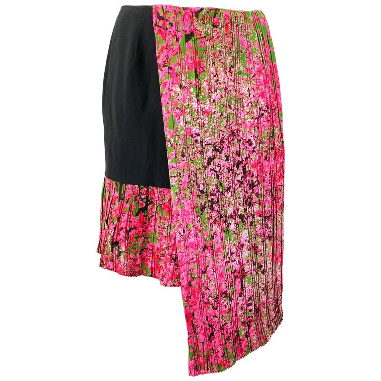 Christian Dior Black and Pink Silk Mini Skirt Size 38 at 1stDibs | dior ...