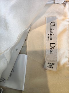 Christian Dior schwarz-weißer fr 36-Rock