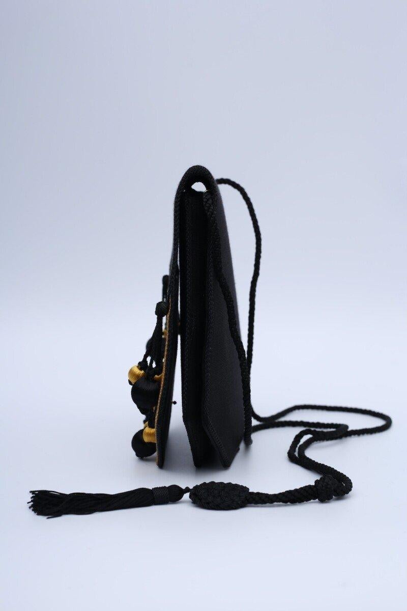 Christian Dior Black and Yellow Shoulder Bag In Good Condition For Sale In SAINT-OUEN-SUR-SEINE, FR