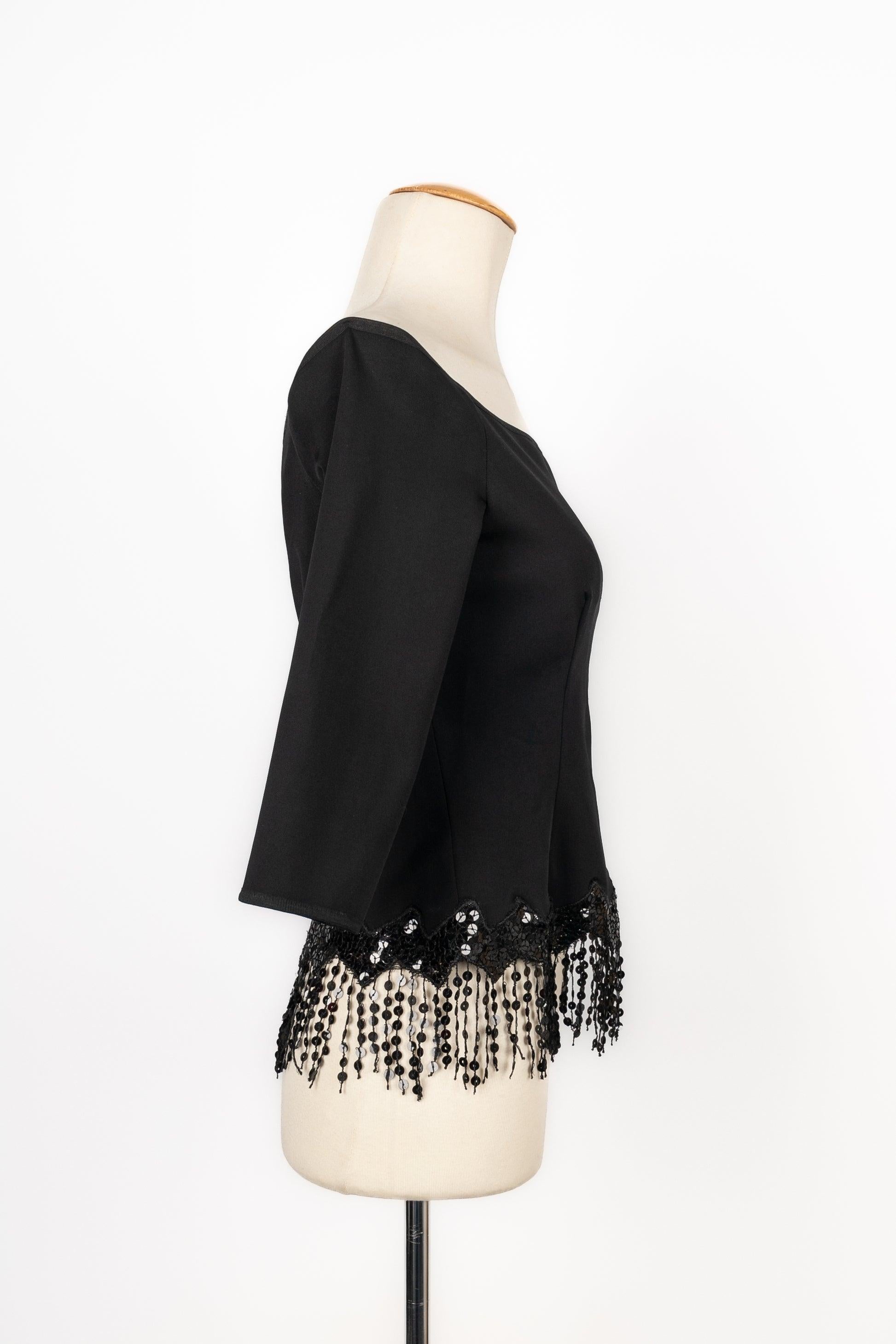 Women's Christian Dior Black Bare Shoulder Top