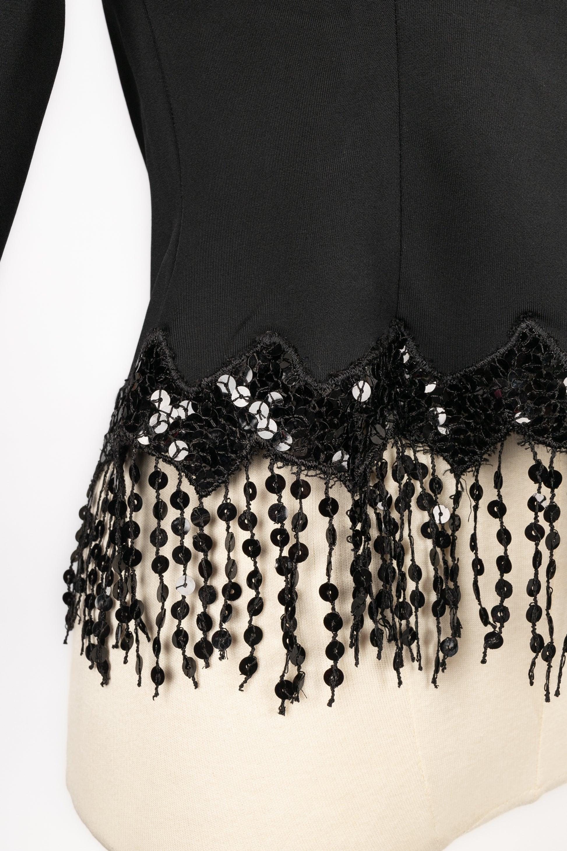 Christian Dior Black Bare Shoulder Top 1