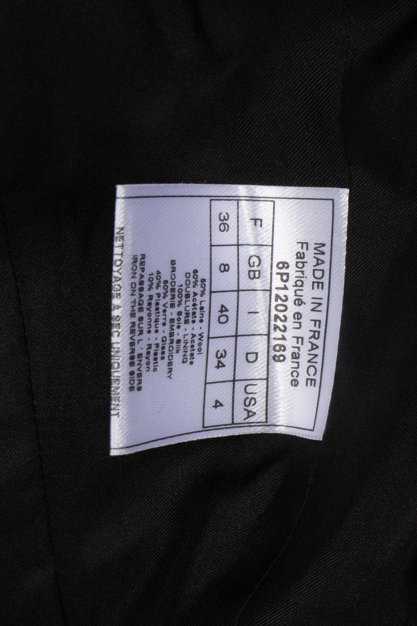Christian Dior Black Blended Wool Jacket 6