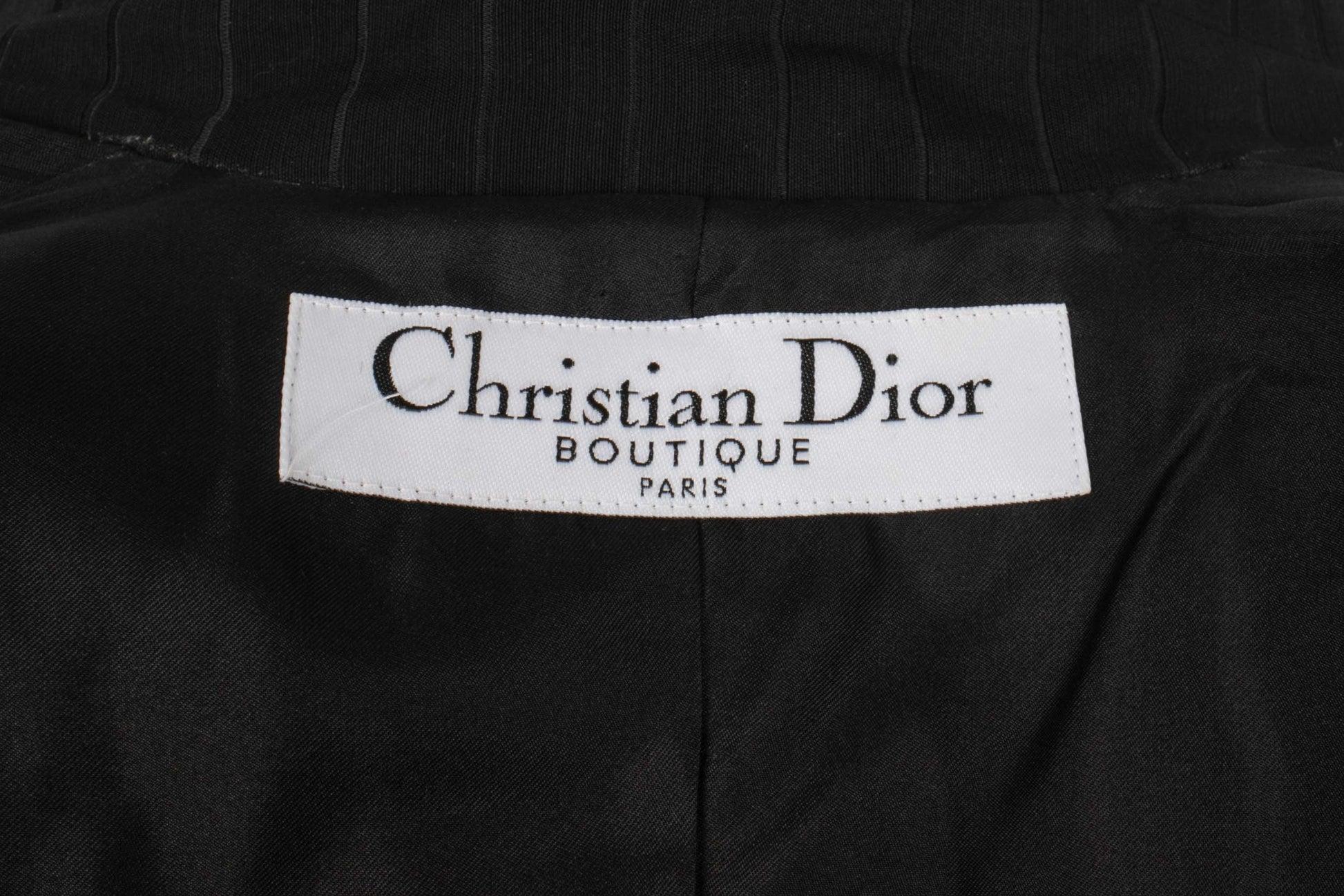Christian Dior Black Blended Wool Jacket 7