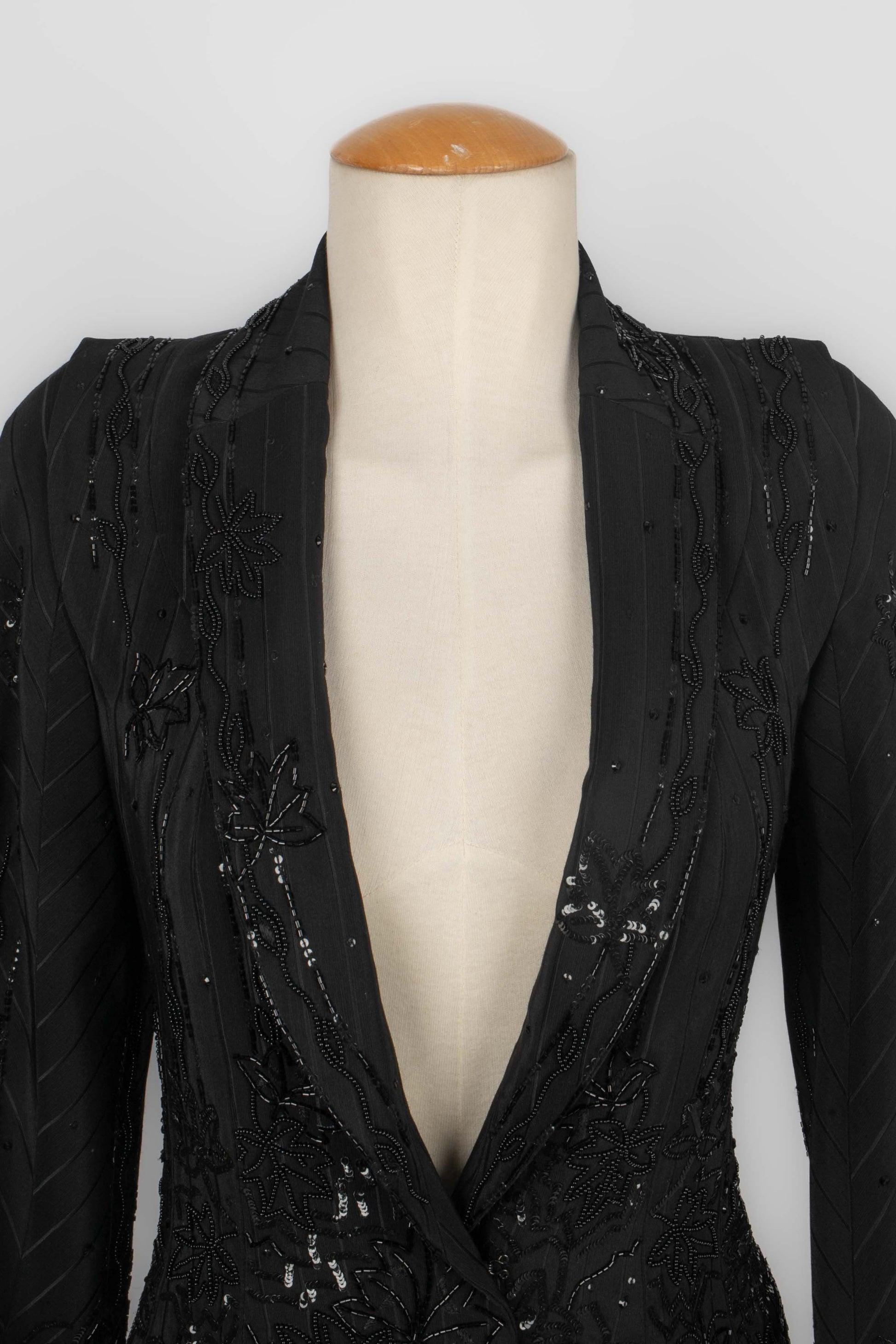 Christian Dior Black Blended Wool Jacket 1