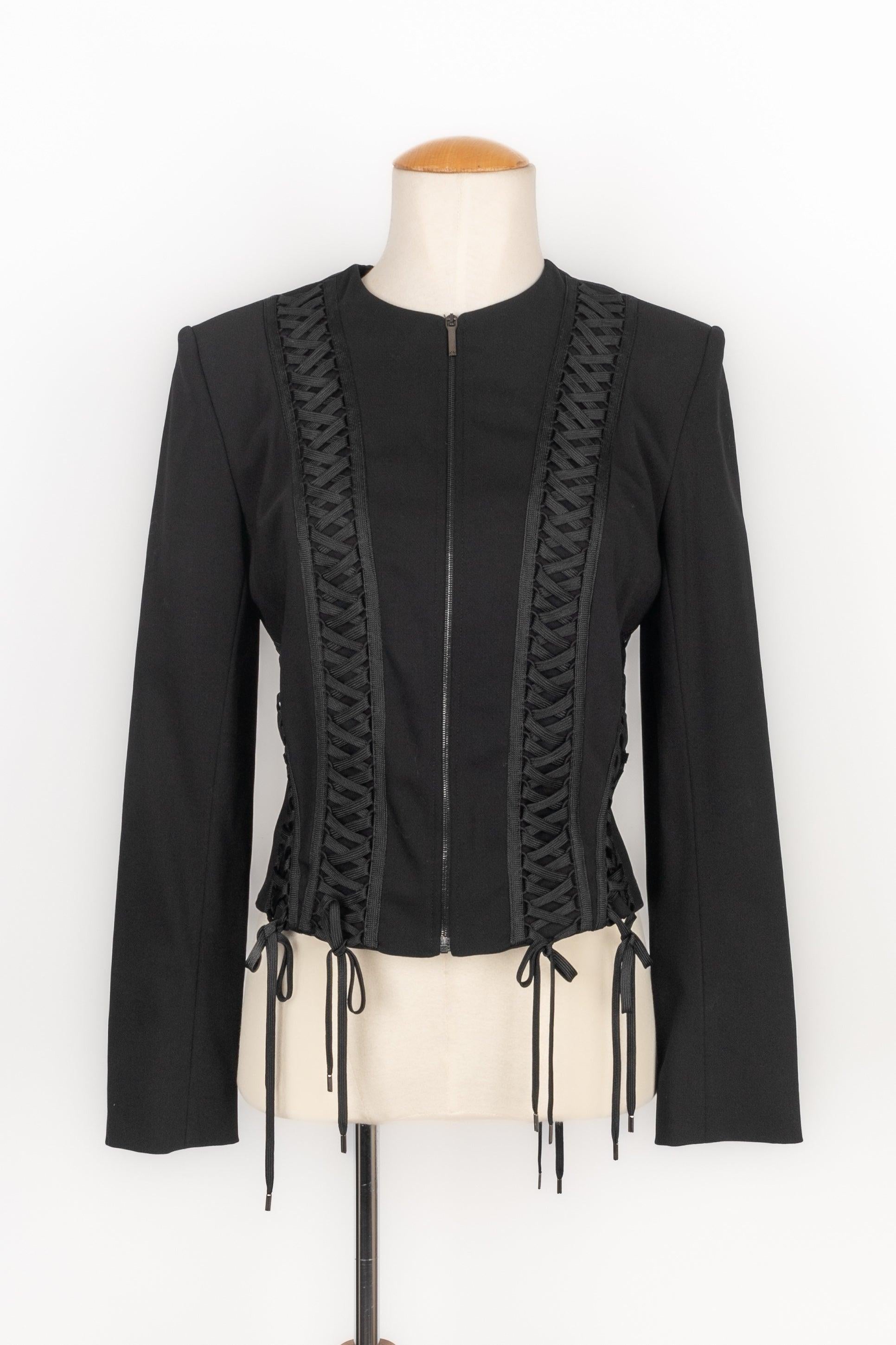 Donna Christian Dior Set in lana nera, 2002 in vendita
