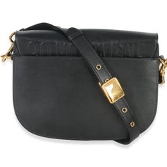 Christian Dior Black Box Calfskin Medium Bobby Flap Bag
