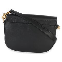 Christian Dior Black Box Calfskin Medium Bobby Flap Bag