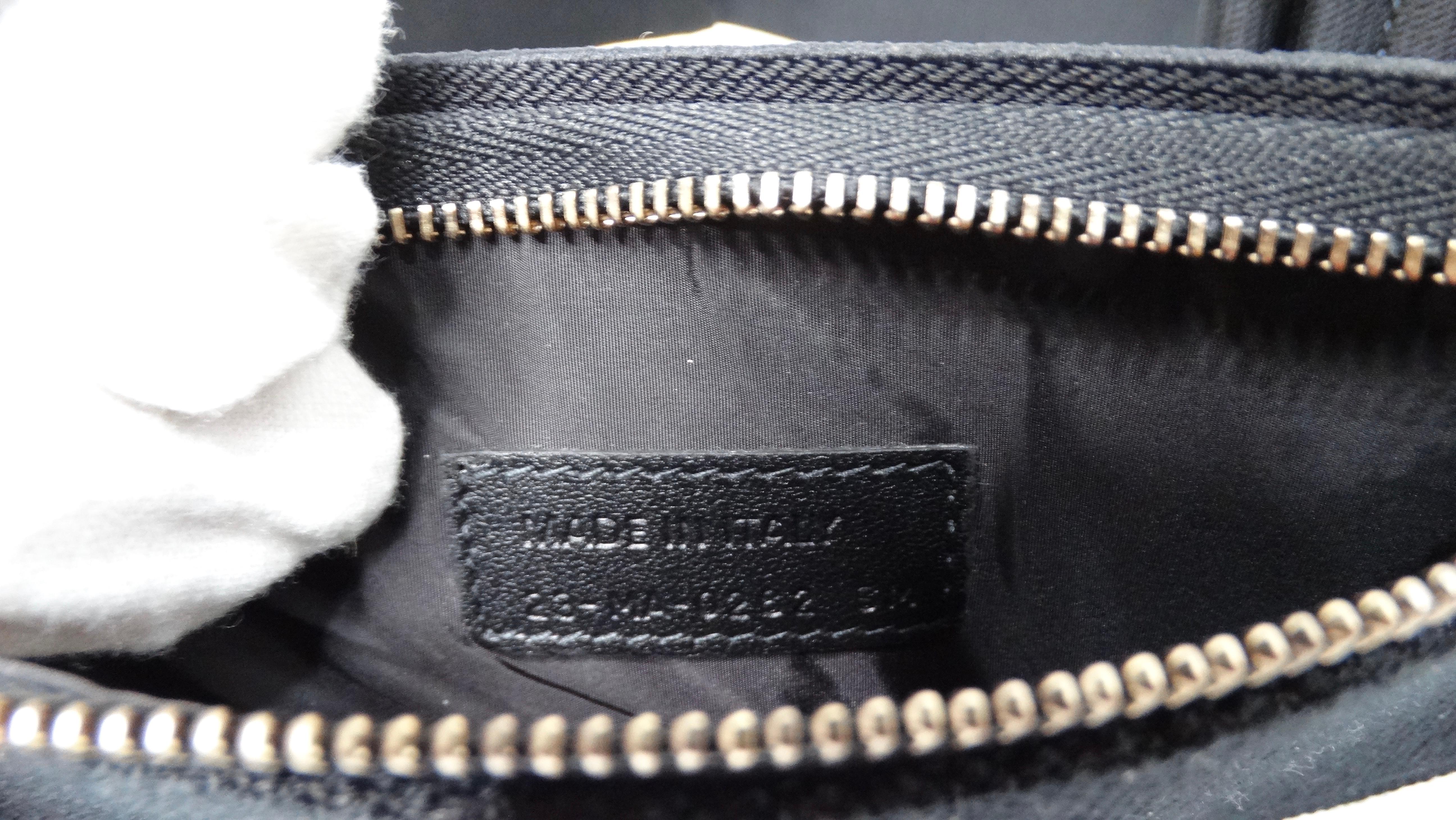 Christian Dior Black Calfskin & Elastic Saddle Belt 3