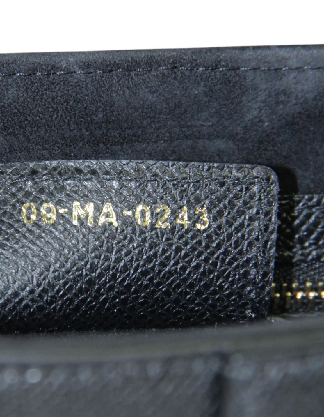 Christian Dior Black Calfskin Leather CD Saddle Bag w/ Strap 3