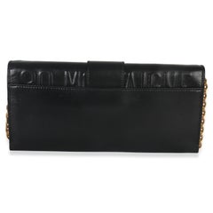 Christian Dior Black Calfskin Montaigne 30 Clutch