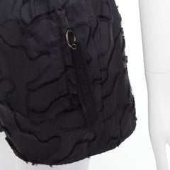 CHRISTIAN DIOR black camouflage patch applique logo shorts FR36 S