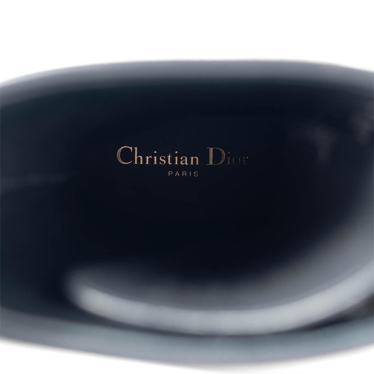Women's CHRISTIAN DIOR black canvas 2023 D-MAJOR Combat Boots Shoes 38.5 For Sale