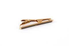 Christian Dior Black CD Tie Clip