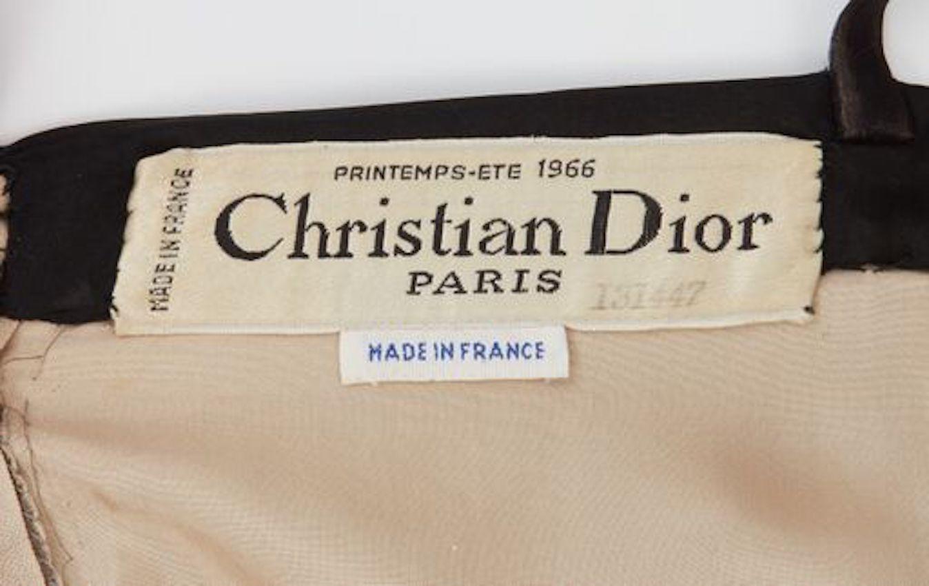 Christian Dior, Black Chiffon dress with jacket, Spring/Summer 1966 4